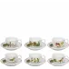 Christmas Magic Set 6 Coffee Cups & Saucers