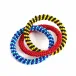 Beaded Blue/Red/Yellow Napkin Ring