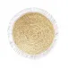 Woven Rattan Fringes White Rattan 16" Round Placemat