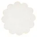 Dewdrop White/Pearls 15" Round Placemat