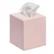 Faux Leather Tissue Box Von Gern Home x Dragons Of Walton Street Light Pink