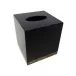 Lacquer/Shell Tissue Box Black Shell