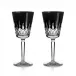 Lismore Black Medium Goblet 345 ml 11.5 fl oz, Set of 2