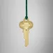 Christmas Key Golden Ornament