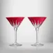 New Year Firework New Year 2026 Red Martini Set of 2
