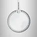 Christmas Crystal Disc Ornament