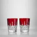 Lismore Red Double Old Fashioned, 375ml, Set of 2