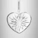 Christmas Crystal Heart Ornament