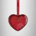 Elton John Aids Foundation Red Heart Ornament