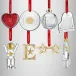 Elton John Ornaments Set of 8