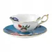 Wonderlust Sapphire Garden Teacup & Saucer 150ml 5floz