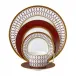 Renaissance Red Dinnerware Set, 5 Pieces