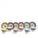 Florentine Teacup & Saucer L 174ml 5.8floz, Set of 6 Mixed Colors