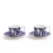 Renaissance Gold Accents Renaissance Gold Teacup Saucer 250ml 8.45oz Set of 2