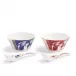 Renaissance Mix Accents Renaissance Mix Bowl & Soup Spoon Set of 2 Gold/Red
