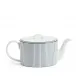 Gio Blue Pinstripe Teapot