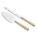 Vera Wang With Love Cake Knife & Server Gold