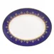 Anthemion Blue Oval Platter 35.7cm 14in