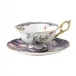 Wonderlust Midnight Crane Teacup & Saucer 150ml 5floz