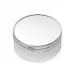 Vera Wang Infinity Round Keepsake Box 7.5x3.5in Silver