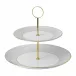 Gio Gold 2 Tier Cake Stand