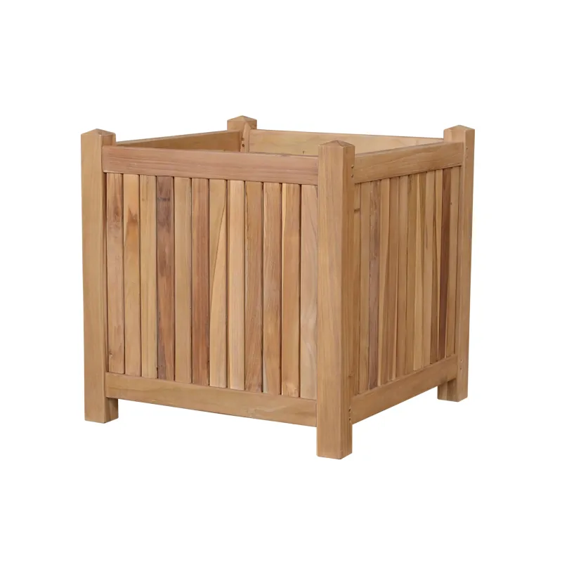 Anderson Teak outdoor 18 inch teak planter box