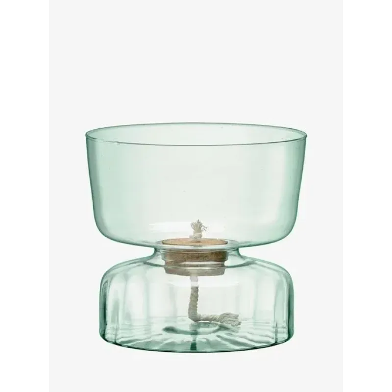 LSA Canopy self-watering planter in recycled glass
