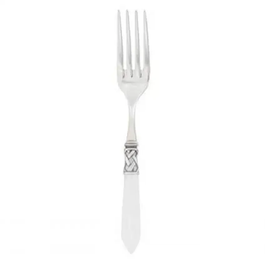Aladdin Antique White Serving Fork 9.5"L