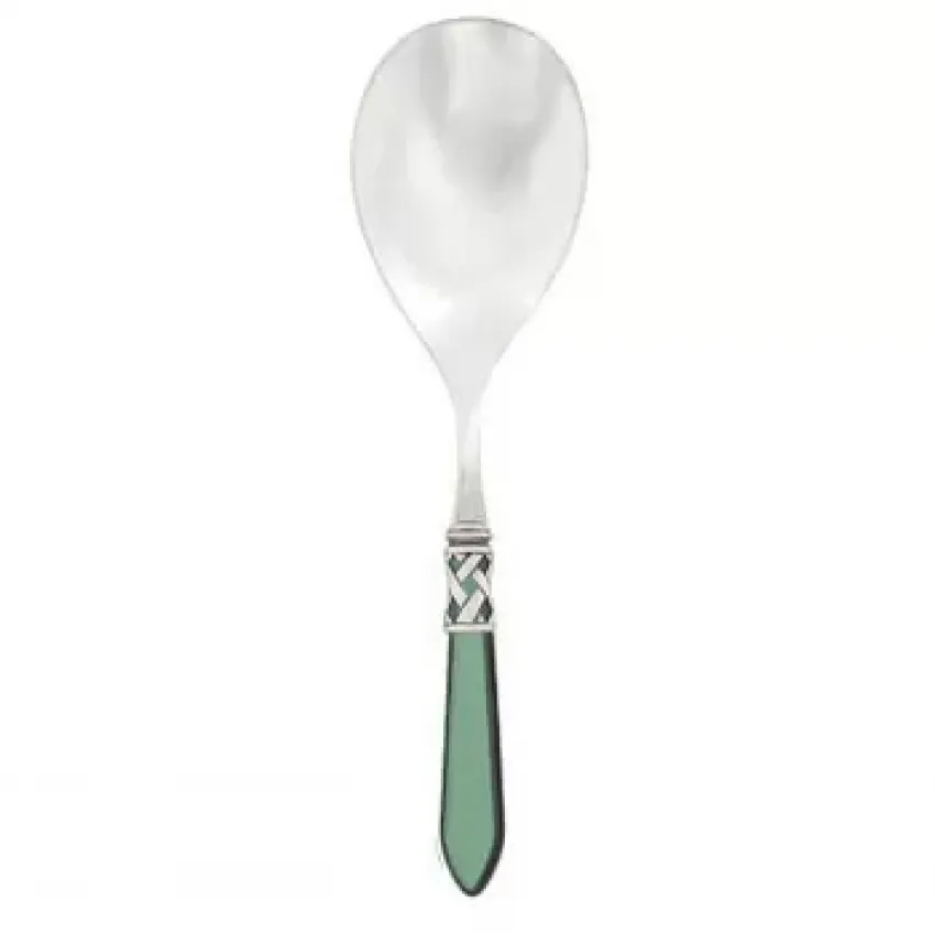 Aladdin Antique Green Serving Spoon 10.25"L