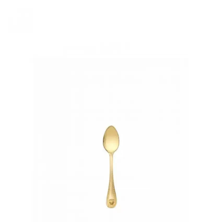 Medusa Gold Plated After Dinner Spoon 4 3/4 in