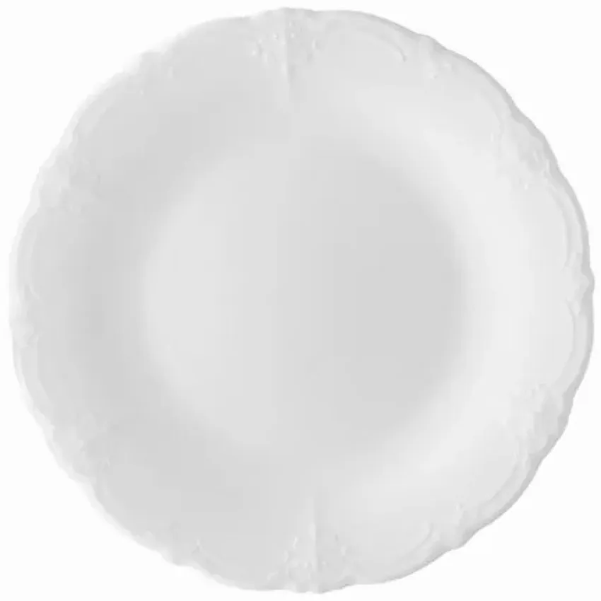 Baronesse White Dinner Plate 10 in