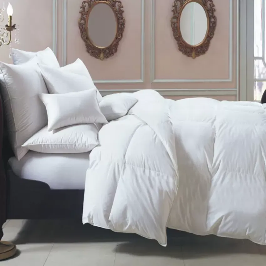 Bernina 650+ Fill Hungarian White Goose Down Oversized King All-Year Comforter 108 x 94 44 oz