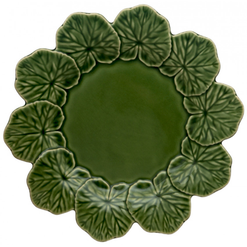 Geranium Green Dinner Plate