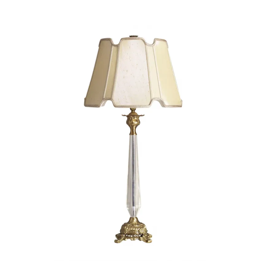 Brass Prism Table Lamp