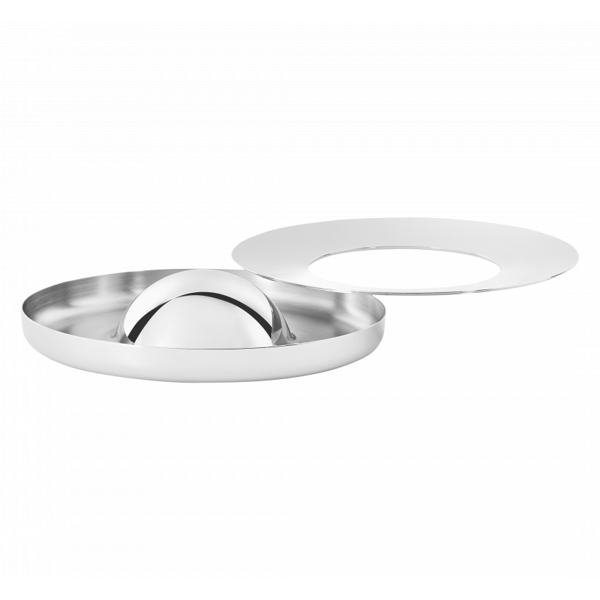 Oh De Christofle Large Ashtray Stainless Steel