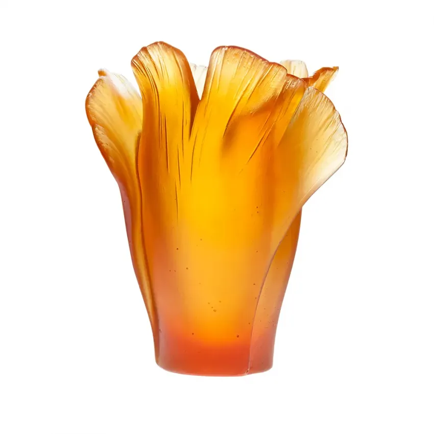 Ginkgo Amber Vase (Special Order)