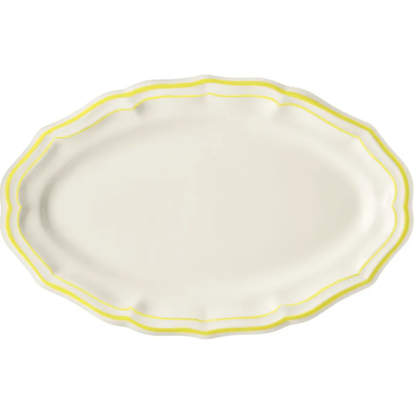 Filet Citron Oval Platter 16" Dia