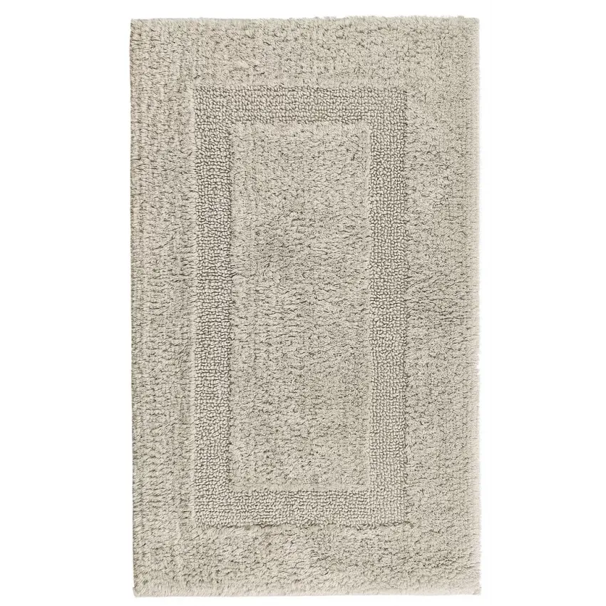 Classic Reversible Combed Cotton Bath Rugs Fog