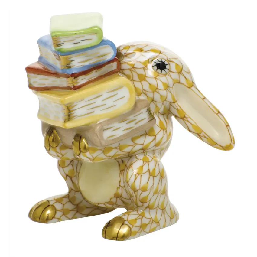 Scholarly Bunny Butterscotch 2.25 in L X 2.25 in H