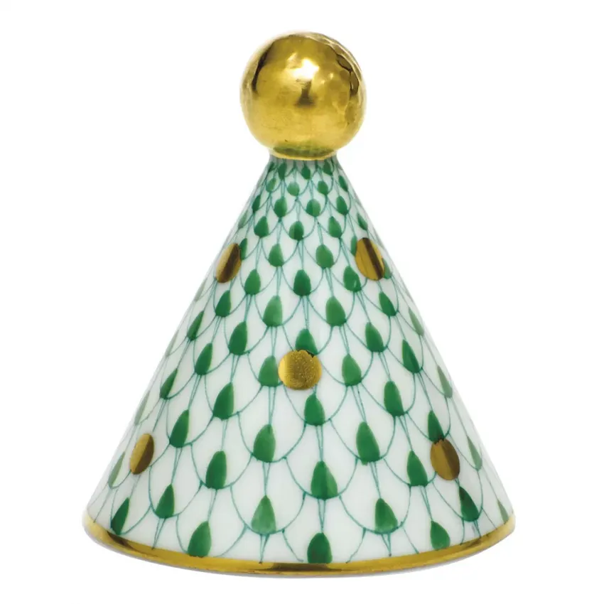 Party Hat Green 2 in L X 2 in W X 2.25 in H