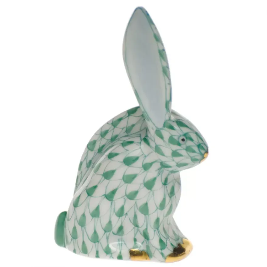 Rabbit Miniature Green 2.25 in H