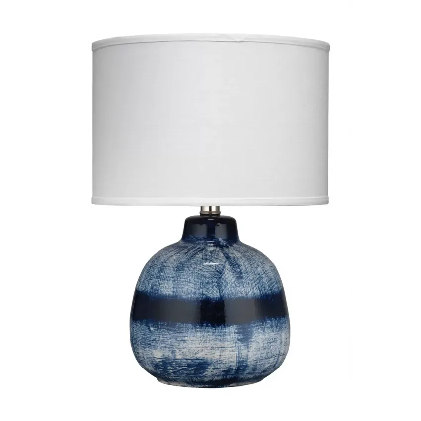 Batik Table Lamp Blue/White
