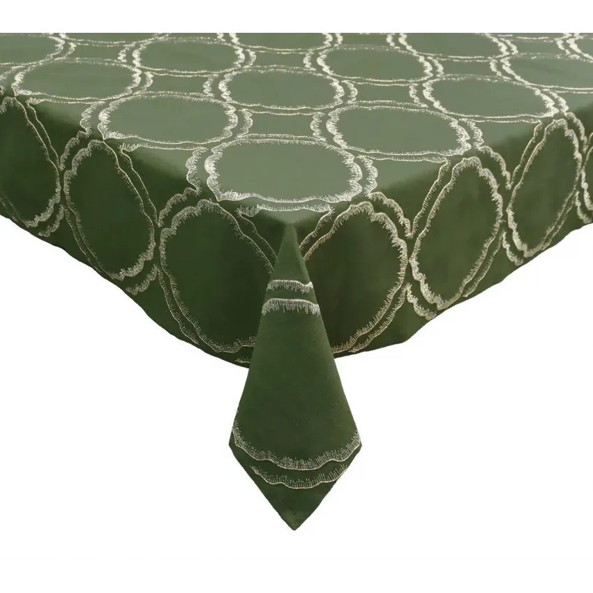 Daydream 52 x 110 Olive Tablecloth