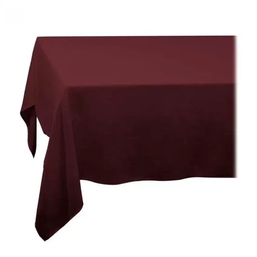 Linen Sateen Wine Tablecloth 70 x 90"