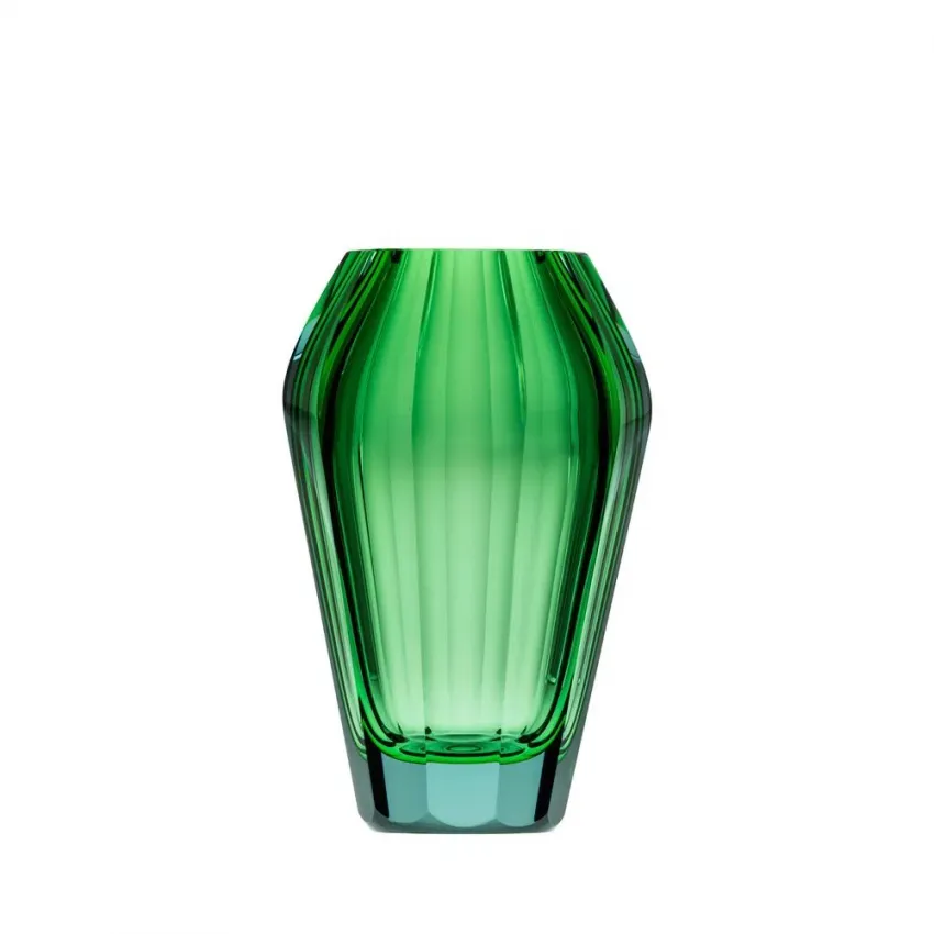 Diva Underlaid Vase Beryl Green 20 Cm