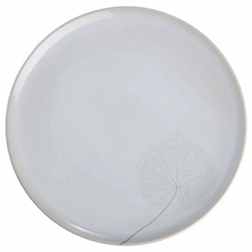 Leaf White Silk Dinnerware