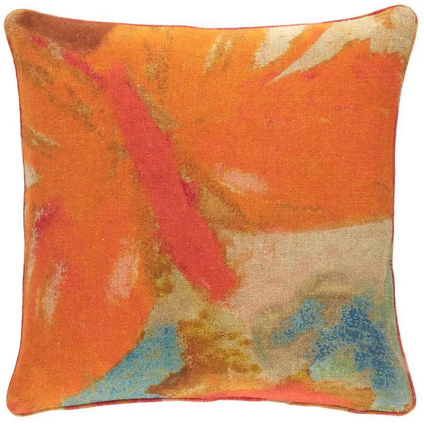 Joy Linen Orange Decorative Pillow 20" Square