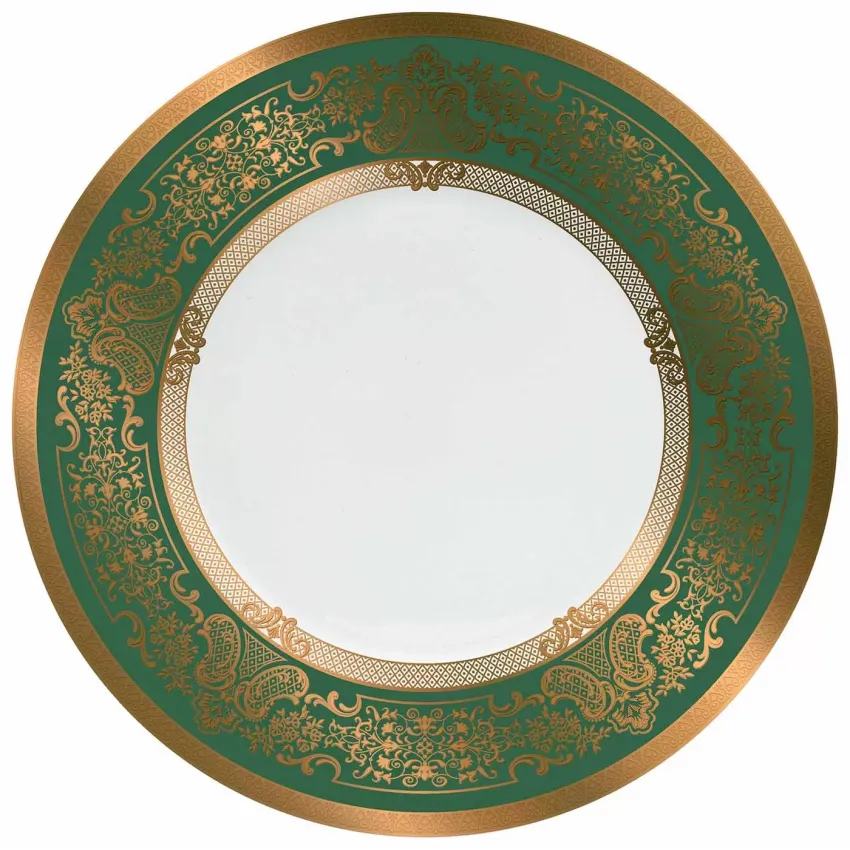 Marignan Or/Gold Green Dinnerware (Special Order)