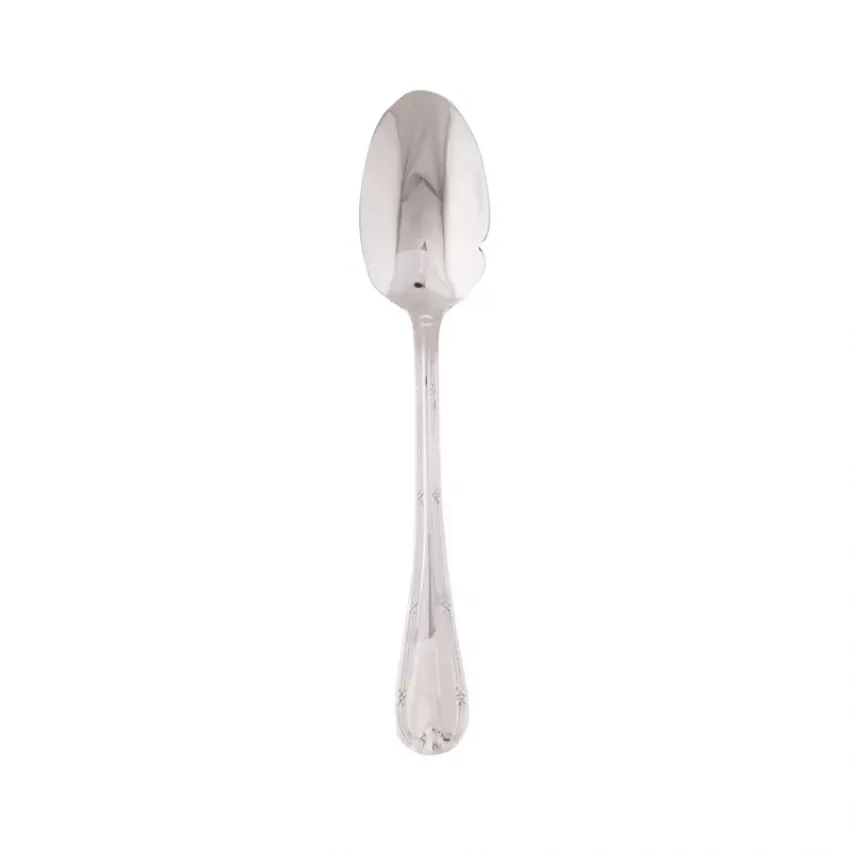 Ruban Croisè Silverplated French Sauce Spoon 7 1/8 In On 18/10 Stainless Steel