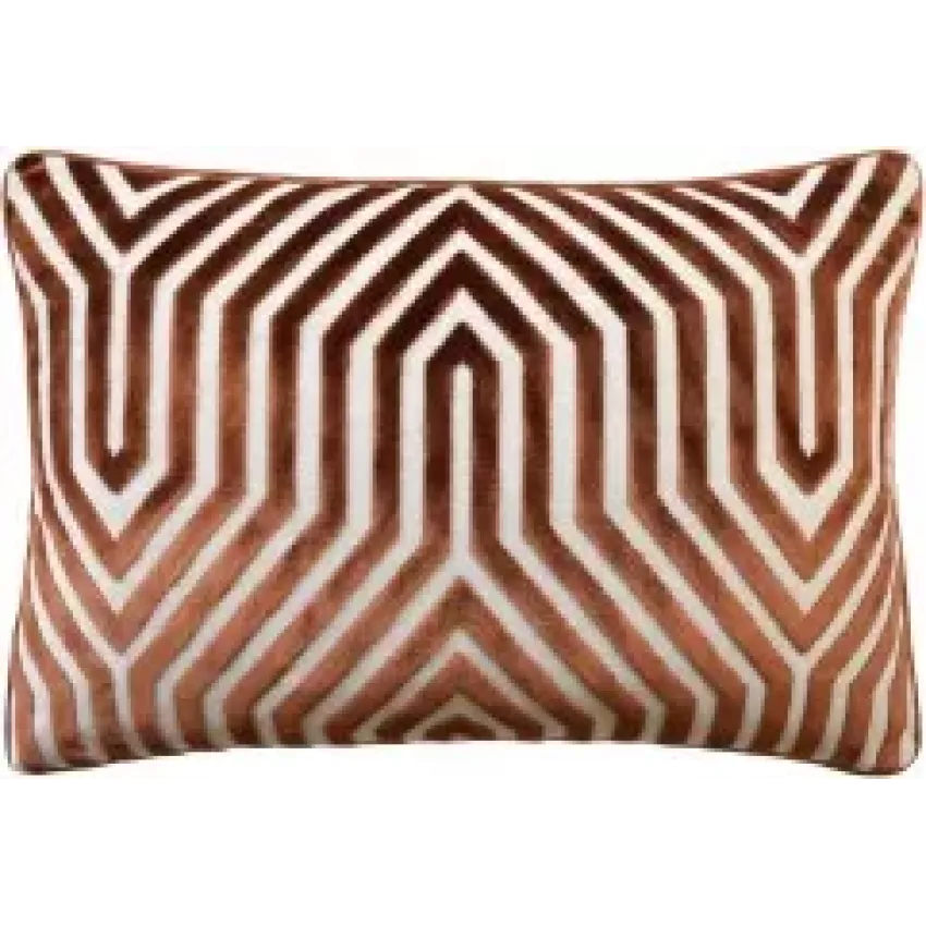 Vanderbilt Velvet Rust Pillow
